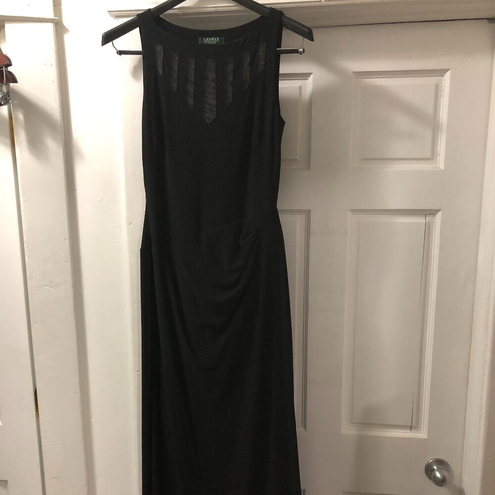 Lauren Black Column Dress